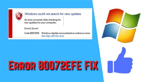 FIXED: Windows Update Error 80072EFE [Windows 7 Tips].